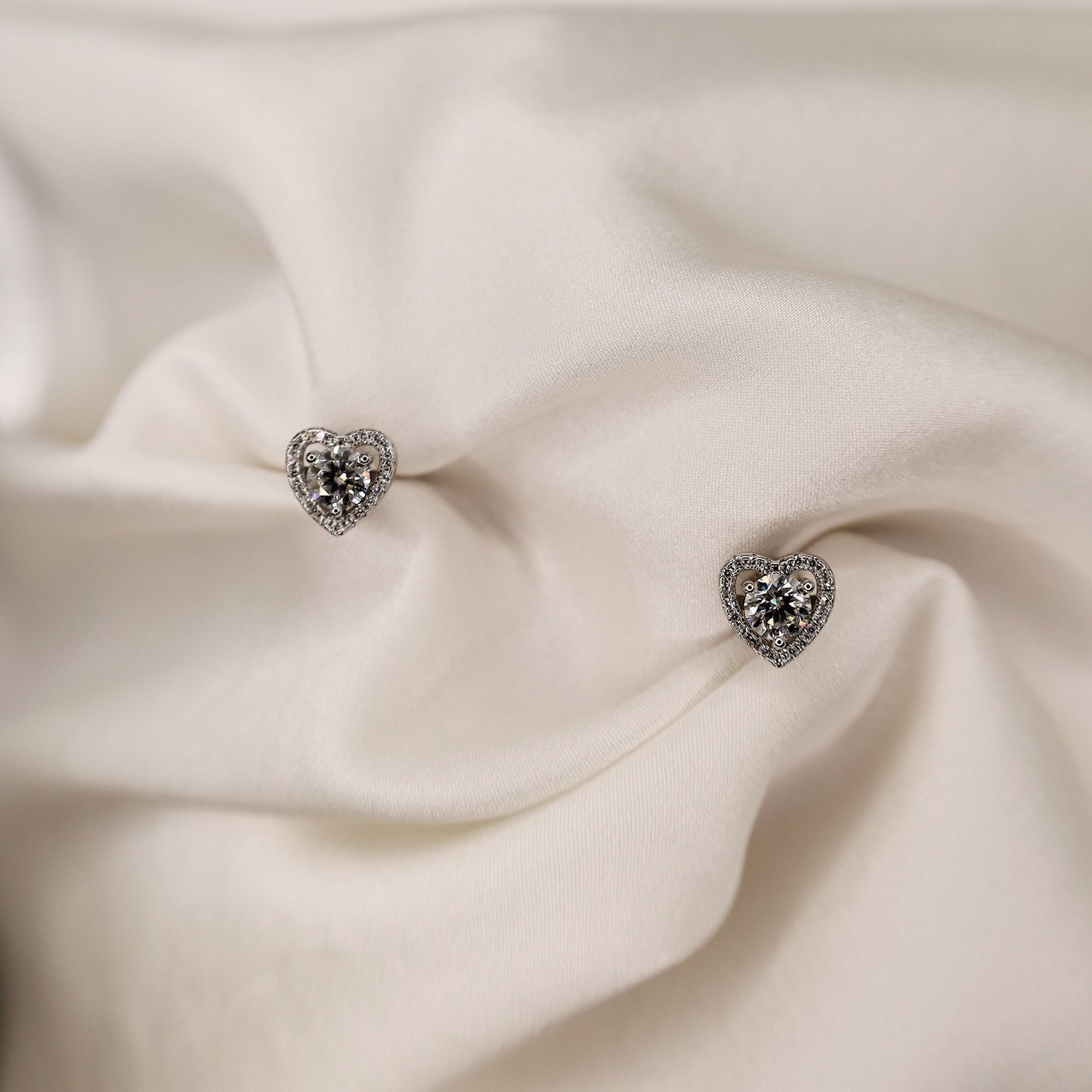 Moissanite BIG LOVE Studs