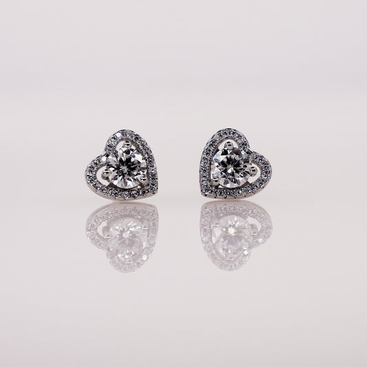 Moissanite BIG LOVE Studs